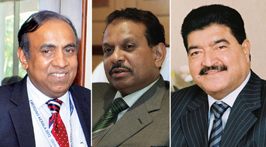 R Pillay- Yusuf Ali- BR Shetty